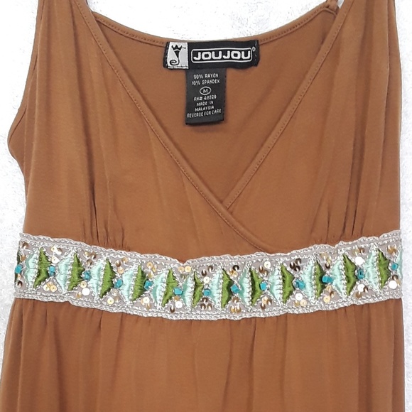 Tops - JOUJOU Ladies Beaded Tank Top Size Medium